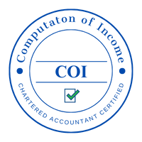 CA Certified Computation of Income (COI)